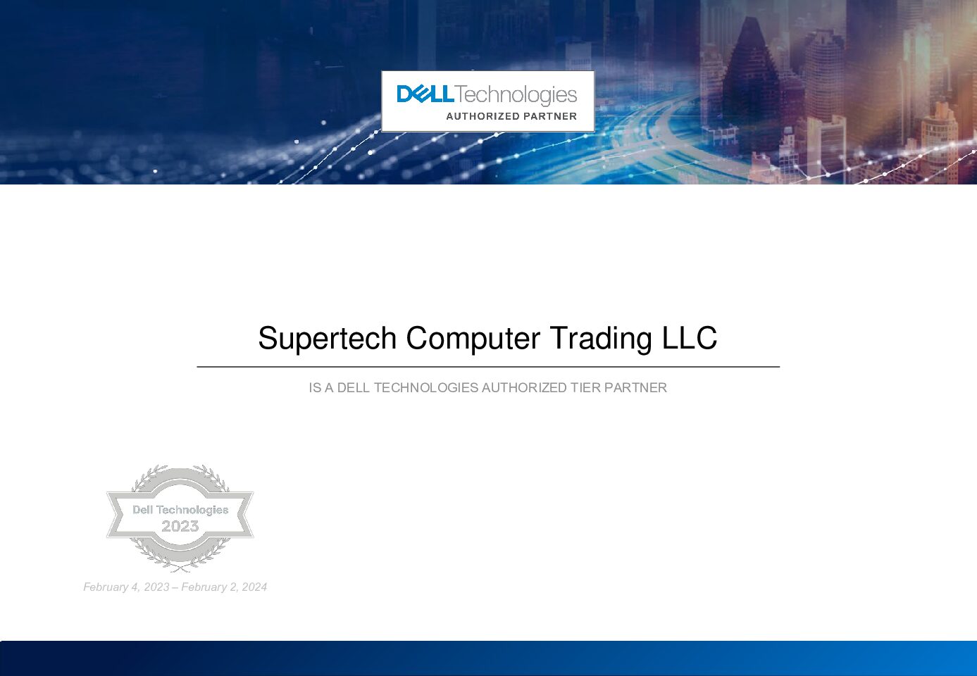 Dell Laptops Supertech Computer Trading LLC